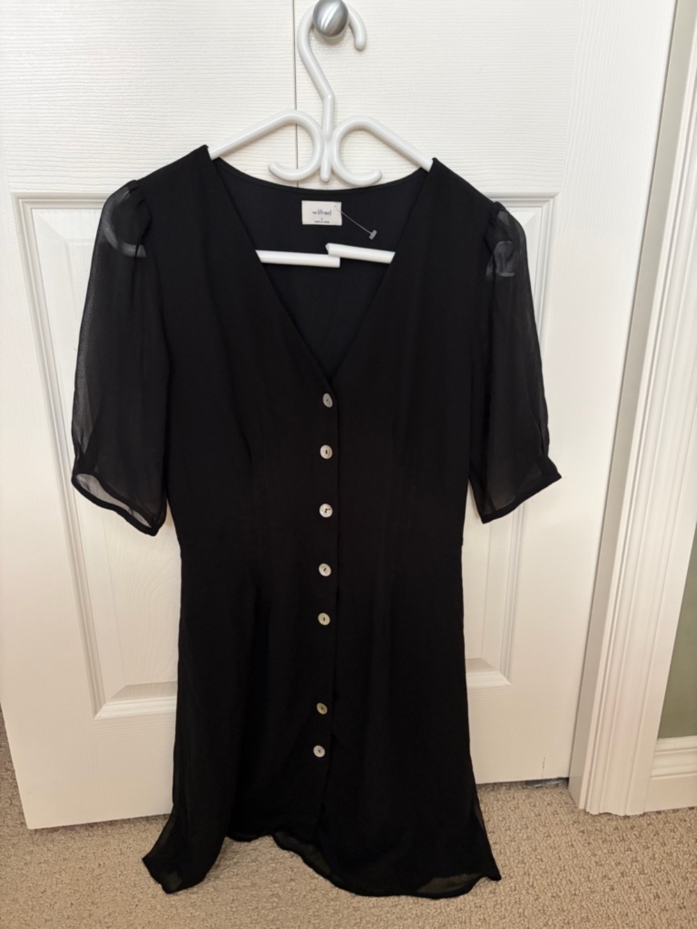 VINTAGE MIDI ARITZIA DRESS BUTTONS